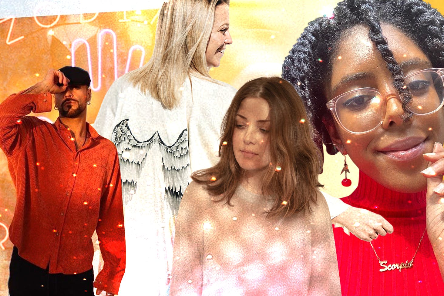 a collage of astrologers